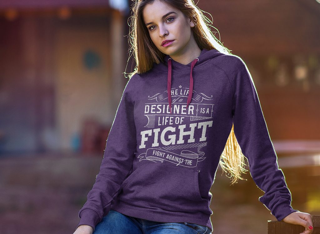ladies hoodie