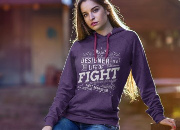 ladies hoodie